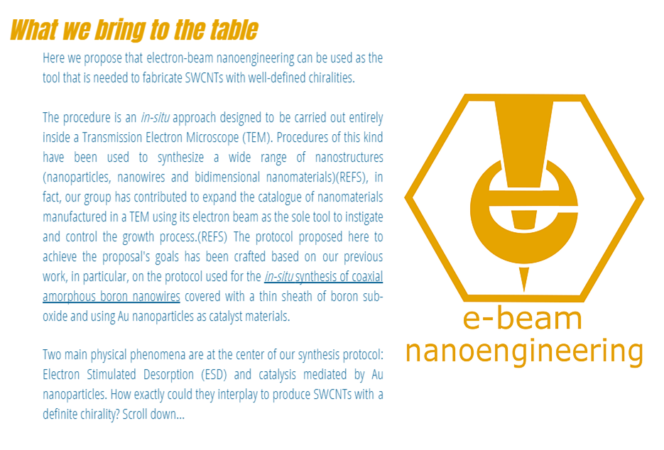 e-beam nanoengineering