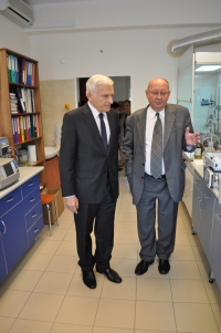 The visit of professor Jerzy Buzek